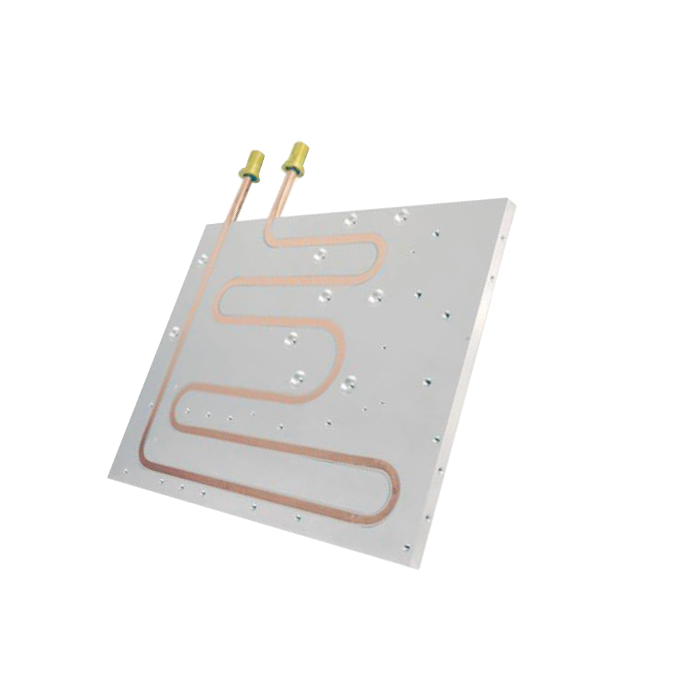 Red Copper Tube-Embedded Aluminum Alloy Liquid-Cooled Radiator